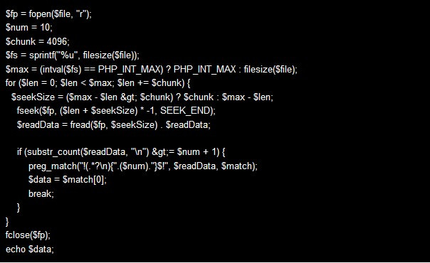 php对大文件进行读取操作【OK】 - PHP程序员 - 李国华【PHP程序员C++】博客